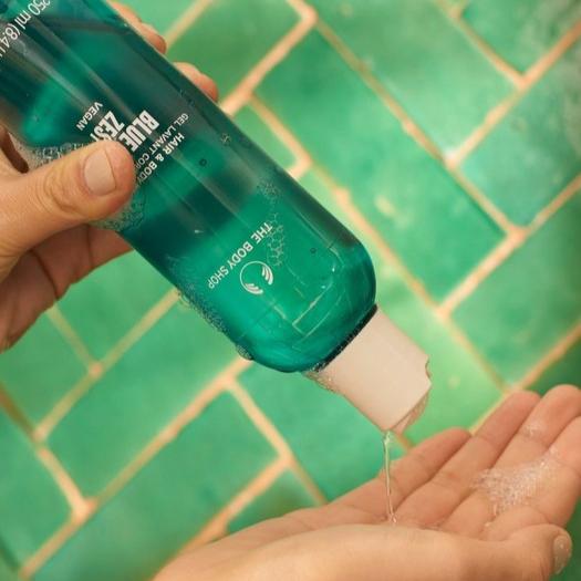 The Body Shop Blue Musk Zest Hair And Body Wash