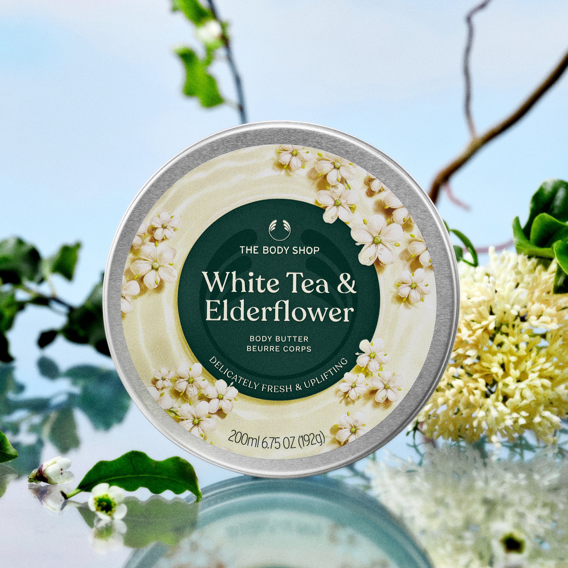 White Tea & Elderflower Body Butter - The Body Shop