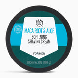 The Body Shop Maca Root & Aloe Softening Shaving Cream  For Men